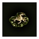 Миниатюра «Лягушка на листе кувшинки»